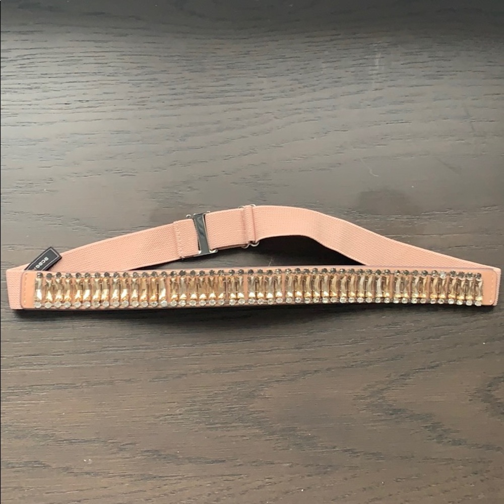 BCBG jeweled belt